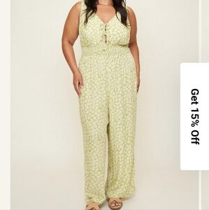 What lo Wants Jamie Tie Front Jumpsuit 3x
